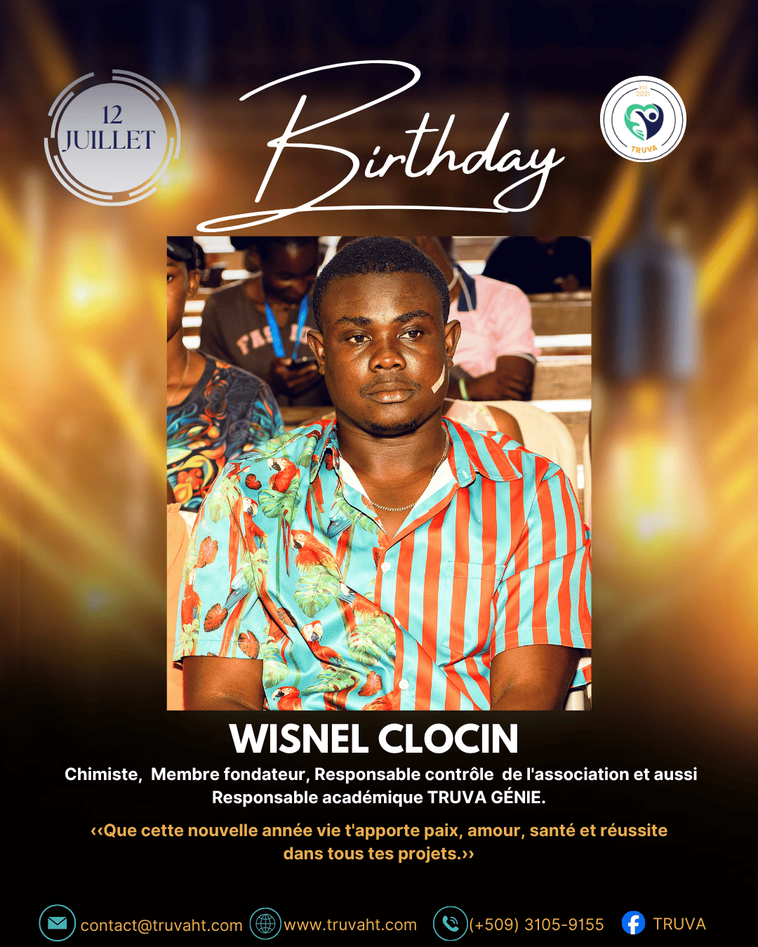 Joyeux anniversaire à Clocin Wisnel : un engagement au service de la jeunesse et de l'excellence